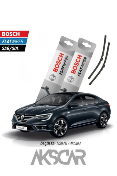 Bosch AKSCAR Aeroeco Renault Megane 4 Silecek (2016-2025)
