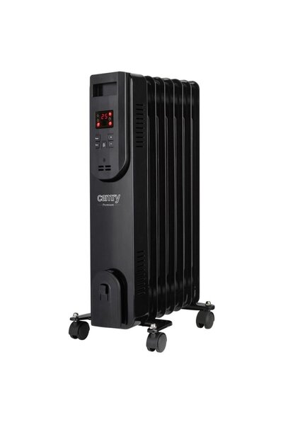 adler CR7812, 1500W, 7 elements, Remote control, LED display, Black