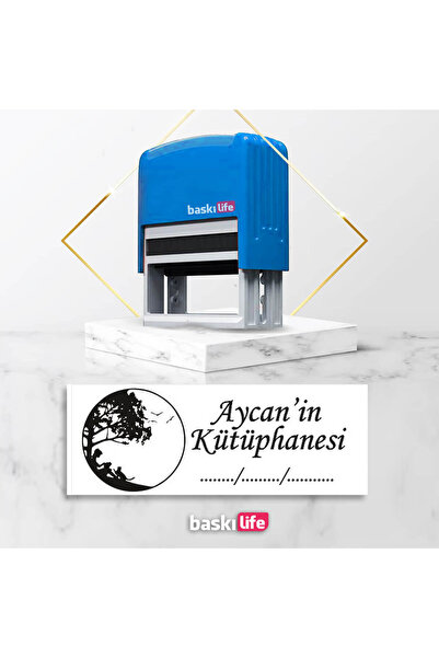 Baskı Life Pro Otomatik Kaşe Kitap Mührü Kitap Kaşesi 514