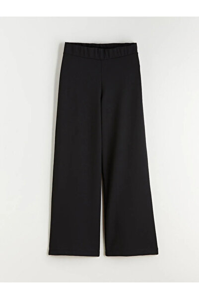 LC Waikiki Wide Leg Women's Trousers with Elastic Waist