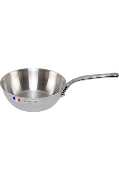De Buyer Affinity Sauté Pan Stainless Steel curved 20 cm