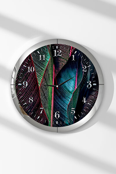 Zevahir Mobilya Dekorasyon Ceas de perete rotund din MDF cu tematică Cosmic F...