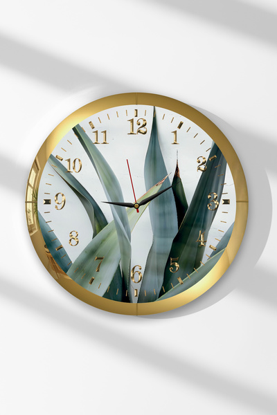 Zevahir Mobilya Dekorasyon Ceas de perete rotund din MDF cu tematică Pulse of...