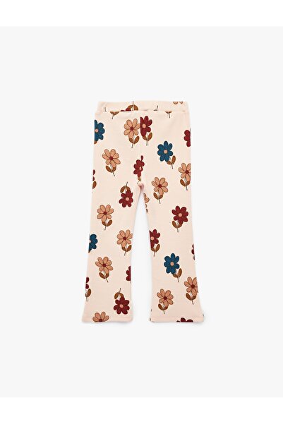 Koton Jambiere pentru fetiță 6SMG40014AK ROZ CU MOTIVE