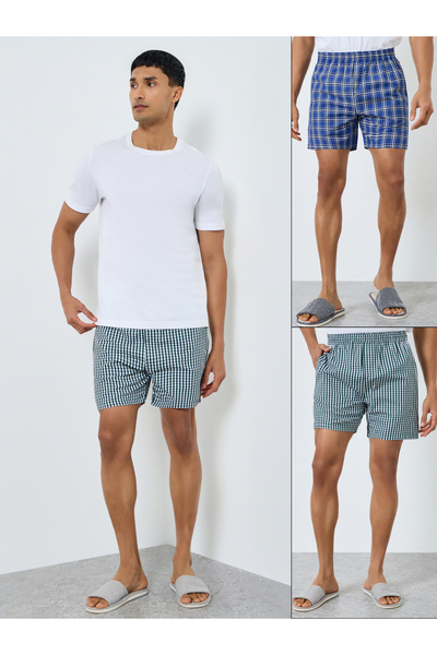Styli Pack of 2 - Men Woven Boxers