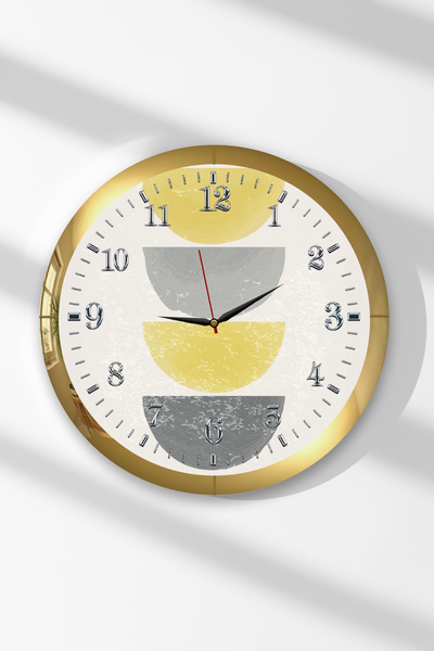 Zevahir Mobilya Dekorasyon Ceas de perete rotund din MDF cu tematică cu forme...