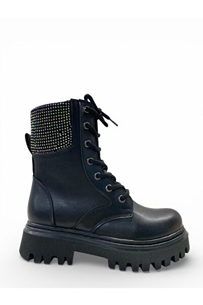 Tuğba Ortopedi 545 Cizme negre pentru fete