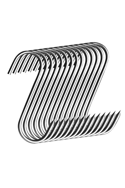 OEM Set of 20 stainless steel hooks for butchery or meat smokers, OEMG®, for ...