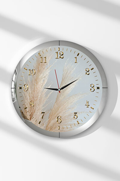 Zevahir Mobilya Dekorasyon Ceas de perete rotund din MDF cu tematică Timpul n...