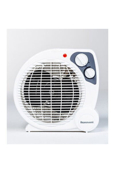 Ravanson FH-101 Electric fan heater, White, 2000 W, 2 speeds, Desk, floor, table