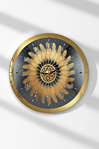 Zevahir Mobilya Dekorasyon Ceas de perete rotund din MDF cu tematică Inima So...