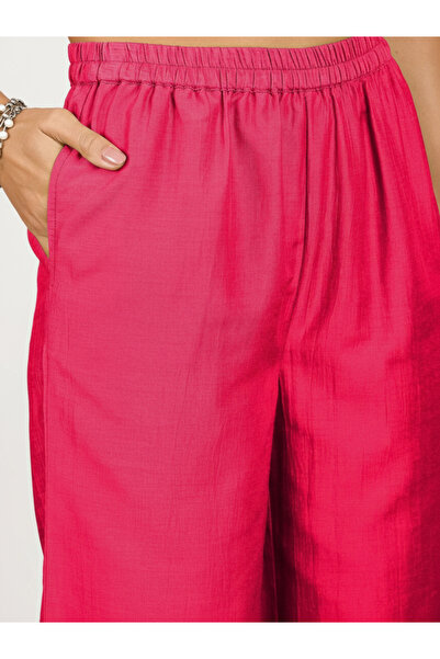 WineRed By Styli Women Flower Embroidery Shirt and Pants Co-Ords