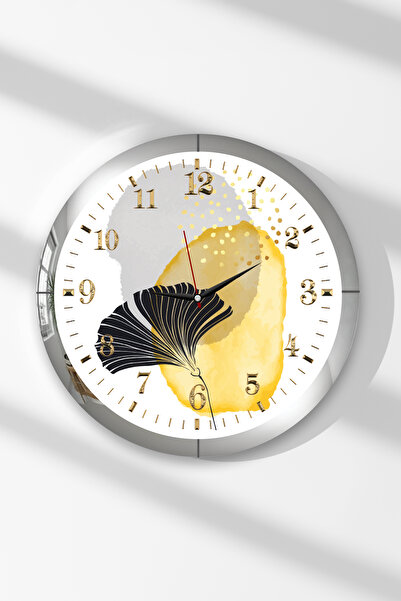 Zevahir Mobilya Dekorasyon Ceas de perete rotund din MDF cu tematică abstract...