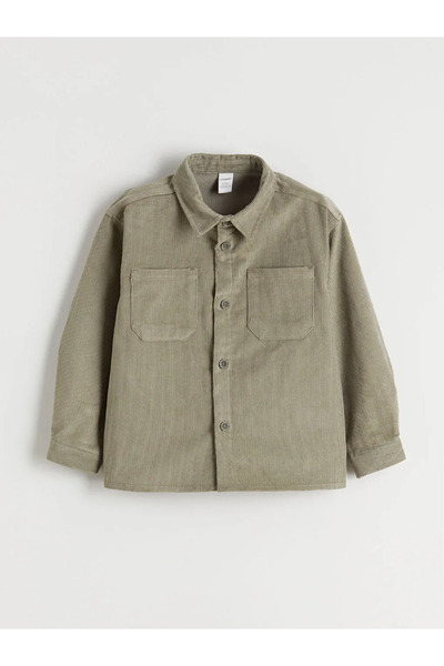 LC Waikiki Cămașă pentru băiat din catifea