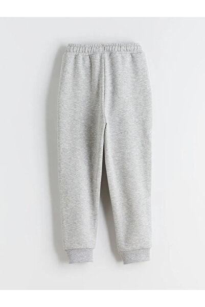 LC Waikiki Basic Boys' Sweatpants with Elastic Waistband, Pack of 3