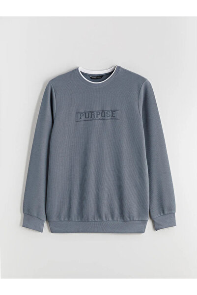 LC Waikiki Crew neck printed men's sweatshirt