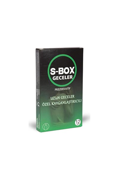Genel Markalar S-Box Geceler Özel Kayganlaştırıcılı Prezervatif