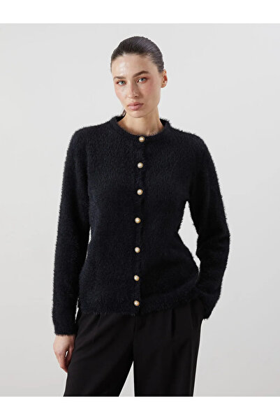 LC Waikiki Crew Neck Women's Knitwear Cardigan