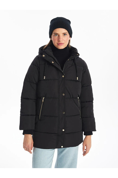LC Waikiki Hooded Women's Puffer Coat