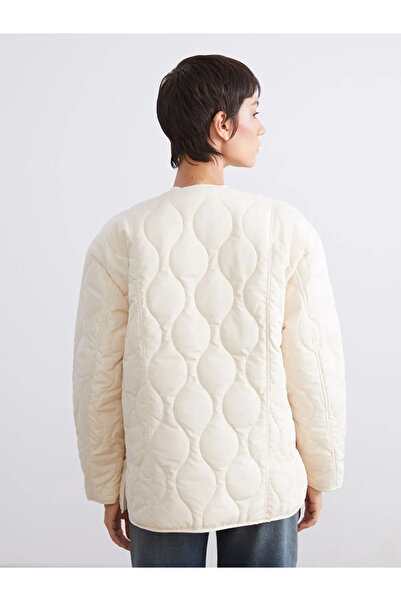 LC Waikiki Crew Neck Oversize Quilted Women's Puffer Jacket