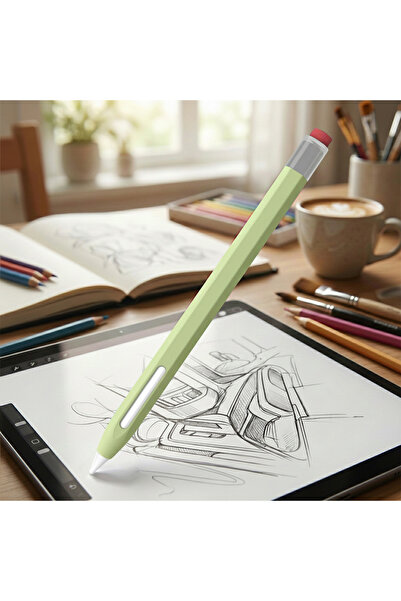 CaseOnn Appl pencil pro case classic retro design matte silicone green (the p...