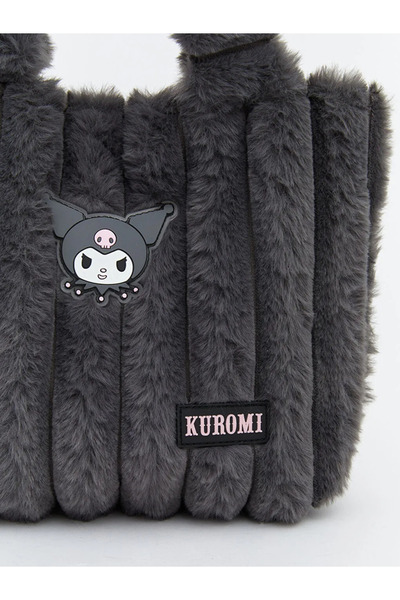 LC Waikiki Kuromi Printed Girl's Plush Shoulder Bag