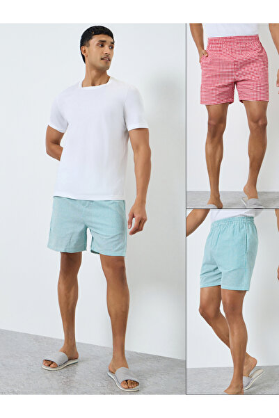 Styli Pack of 2 - Men Woven Boxers