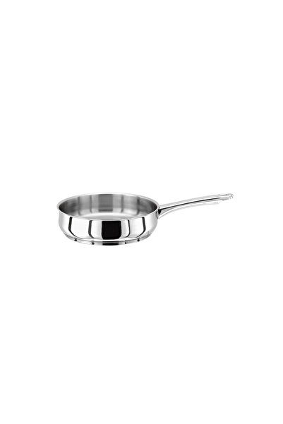 STELLAR 1000 frying pan, 18/10 stainless steel, 24 cm, silver
