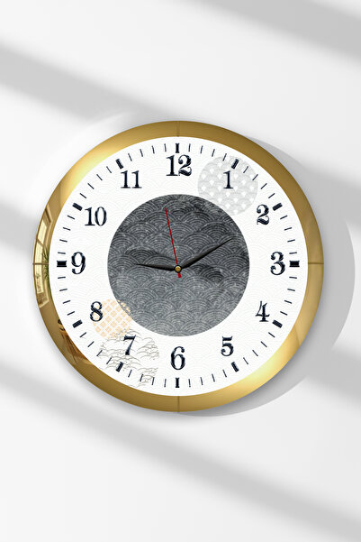 Zevahir Mobilya Dekorasyon Ceas de perete rotund din MDF cu tematică de ceas ...