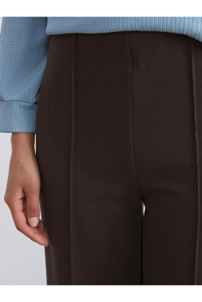 LC Waikiki Wide Leg Women's Trousers with Elastic Waist