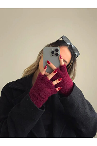 LEROSY CO. Mănuși Soft Touch Cut Burgundy