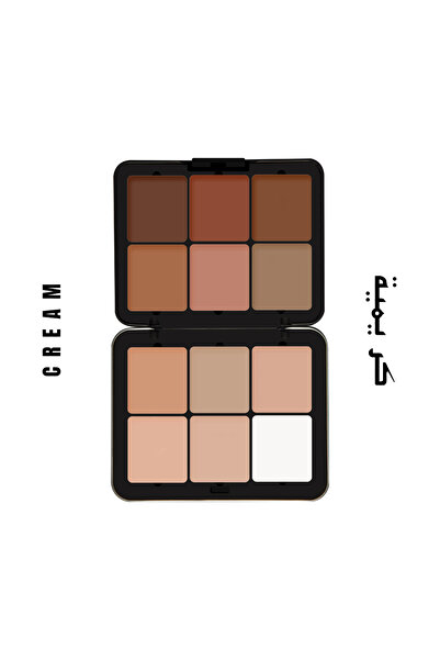 Future Makeup 12 Color Contour Cream Palette - FU101
