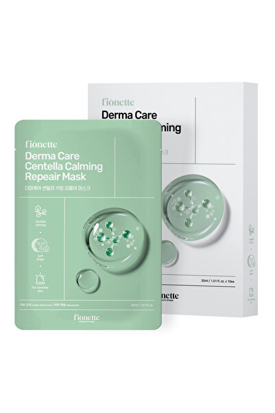 KMPC قناع الوجه الورقي المهدئ والمرمم من فيونيت ديرما كير بخلاصة السنتيلا، عب...