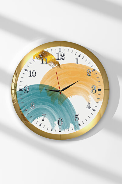 Zevahir Mobilya Dekorasyon Ceas de perete rotund din MDF cu tematică Dansul c...