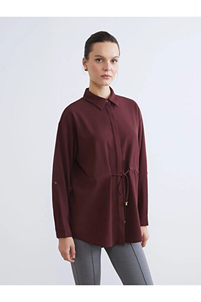 LC Waikiki Women's Tie-Waist Shirt Tunic