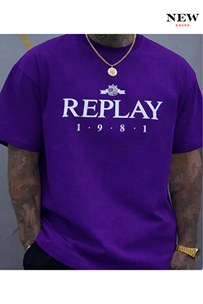 New Shine ΜΠΟΥΜΕΛΟ UNISEX ΜΕ ΕΚΤΥΠΩΣΗ REPLAY 1981