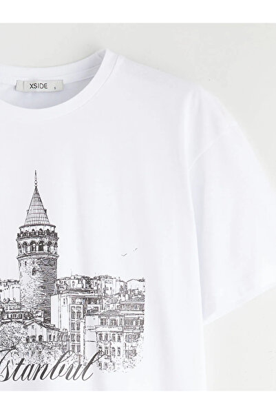 LC Waikiki Istanbul B Printed O Oversized Women's T-Shirt