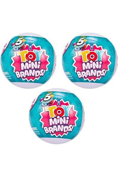 Zuru 5 ألعاب مفاجأة، كبسولة غامضة، ألعاب مصغرة حقيقية قابلة للتجميع (3 قطع) -...