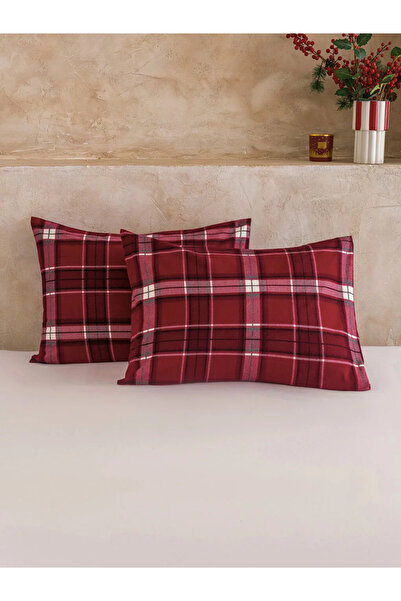 LC Waikiki Plaid Patterned Pillow Case 2 Pcs 50X70 cm