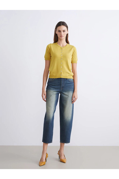 LC Waikiki Crew Neck Women's Knitwear Cardigan