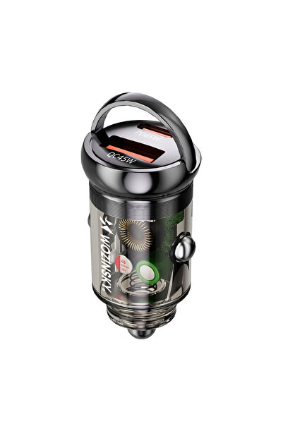 WOZINSKY Încărcător auto cu două porturi de 65 W: încărcare rapidă USB-C și U...