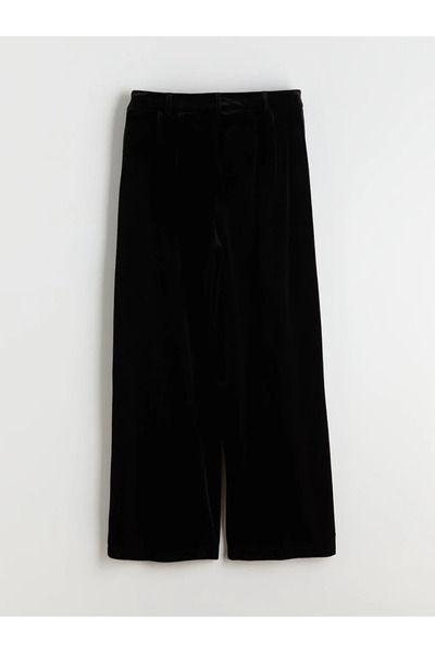LC Waikiki Wide Leg Women's Velvet Trousers