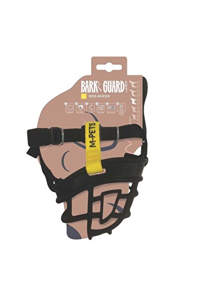 M-PETS BARK GUARD AĞIZLIK (L) BLACK/YELLOW