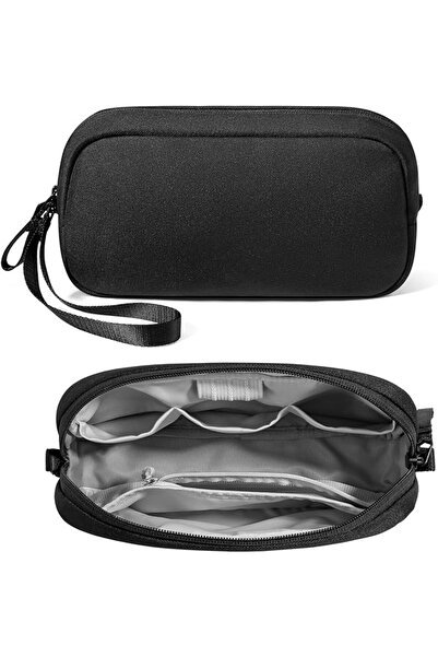 The Bros Water-Resistant Cable Organizer Bag - Tech Travel Pouch for Chargers...