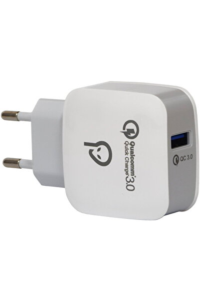 Spacer SPAR-USBQ-01, 1x USB, 18W, Alb