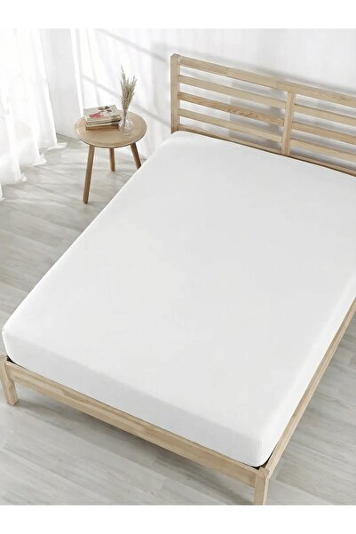 serelya Single Premium Combed Cotton Fitted Sheet - 100% Cotton - 100 X 200 cm