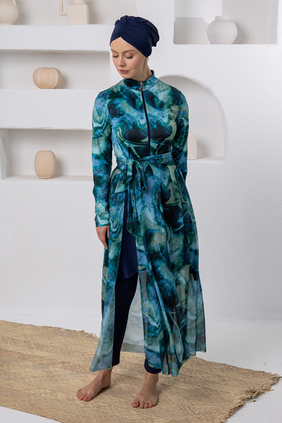 Adasea Rendy Lycra Μακρυμάνικο Μαγιό Χιτζάμπ 1117