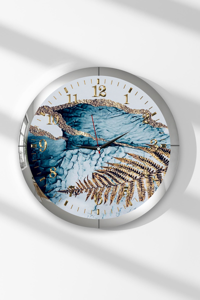 Zevahir Mobilya Dekorasyon Ceas de perete rotund din MDF cu tematică Rhythm o...