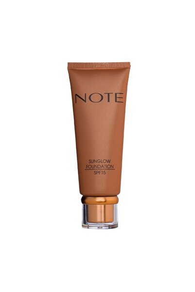 NOTE Sunglow 10 Işıltılı Spf 15 Bronzlaştırıcı Fondöten