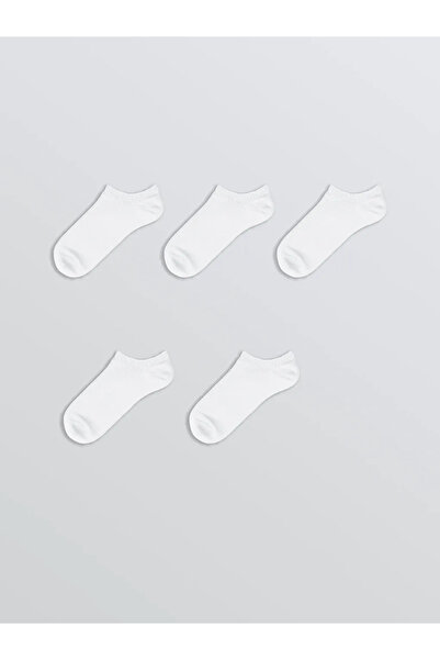 LC Waikiki Women's Plain Sneaker Socks 5 Pack